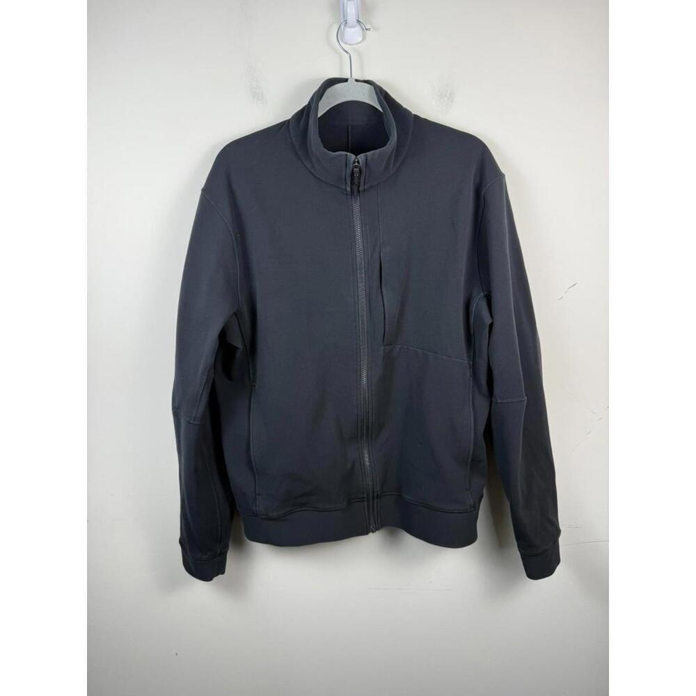 Lululemon Sojourn Jacket Mens XL Black Full Zip Athletic Windbreaker LM4616S